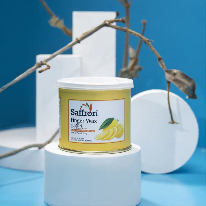 Saffron Finger Wax Lemon 175gm Saffron