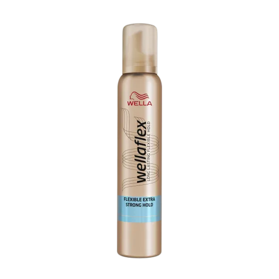 Wellaflex Flexible Extra Strong Hold Mousse, Hold: 4/5, 200 ml Wellaflex