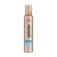 Wellaflex Flexible Extra Strong Hold Mousse, Hold: 4/5, 200 ml Wellaflex