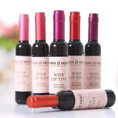 6 Pcs Wine Lip Tint Man ZI Miao