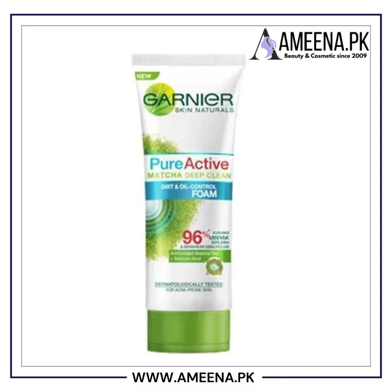 Garnier Pure Active Matcha Deep Clean Dirt & Oil Control 100ml Garnier