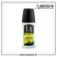 Fa Deodorant Roll On Men Freshly Free Mint & Bergamot Scent 50ml Fa