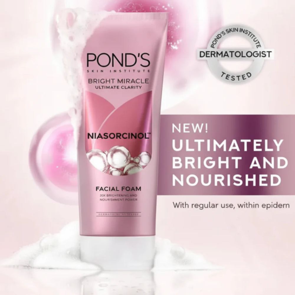 Pond's Bright Miracle Ultimate Clarity Niasorcinol Facial Foam Pond's