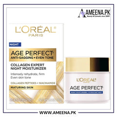 L'Oreal Age Perfect Anti-Sagging Collagen Expert Night Moisturizer 70g Loreal Paris
