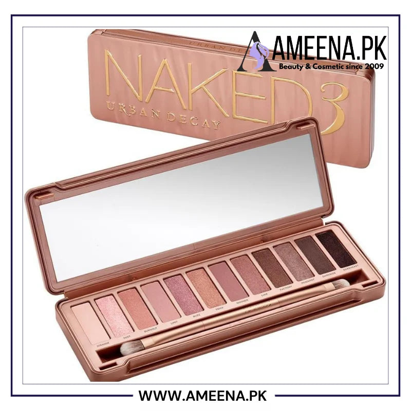 Naked3 Basics 12 Colors Eyeshadow Palette Naked