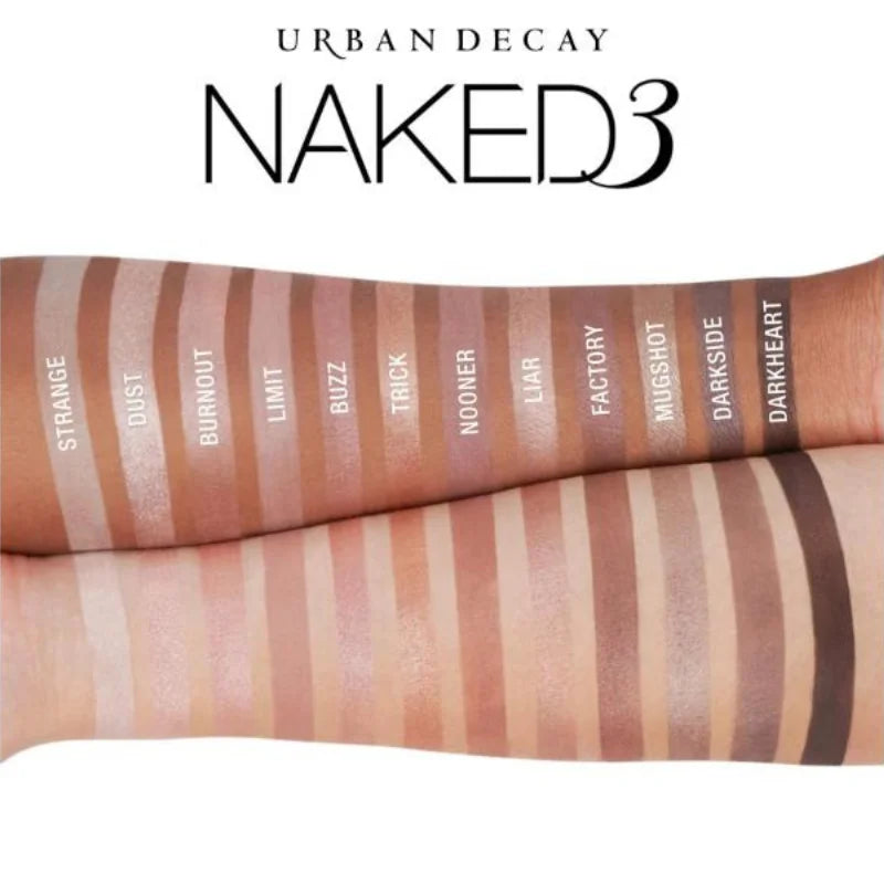 Naked3 Basics 12 Colors Eyeshadow Palette Naked