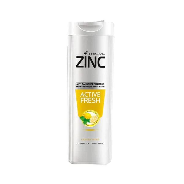 Zinc Active Fresh Lemon Mint Shampoo - 340ml Zinc