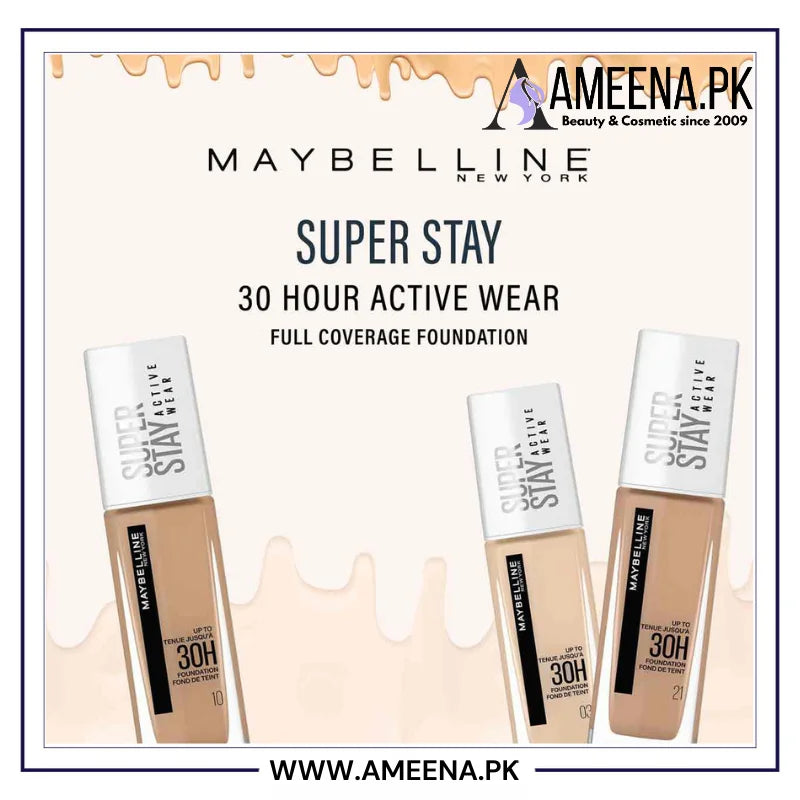 Maybelline Superstay 30 Hour Active Wear Full Coverage Foundation Maybelline