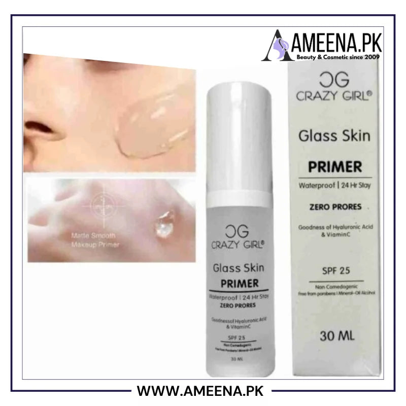 Crazy Girl Glass Skin Primer Zero Pores Crazy Girl