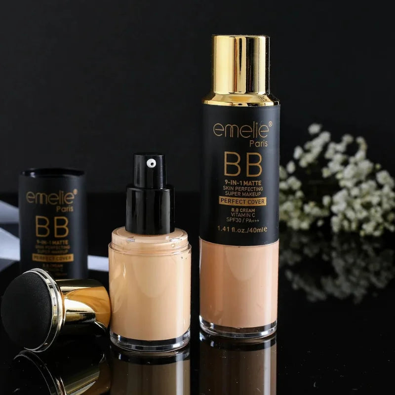 Emelie 9 in 1 Matte Foundation - 40ml Emelie
