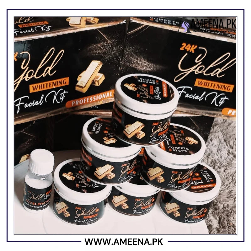 24k Gold Whitening Facial Kit Cosmia.pk