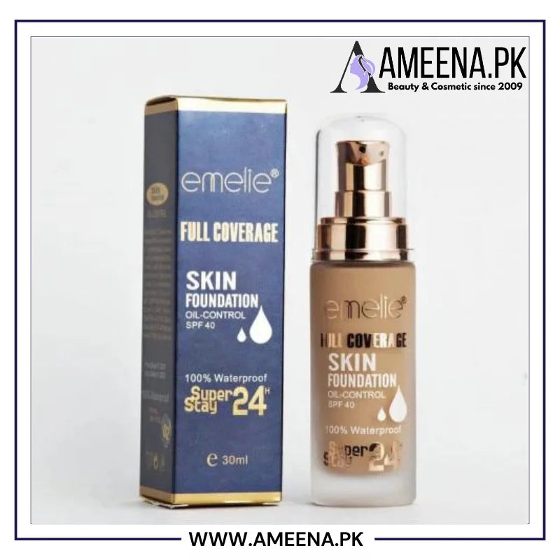 Emelie Full Coverage Foundation -  30ml Emelie