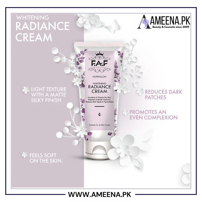 FAF Professional Whitening Radiance Cream - 180ml FAF