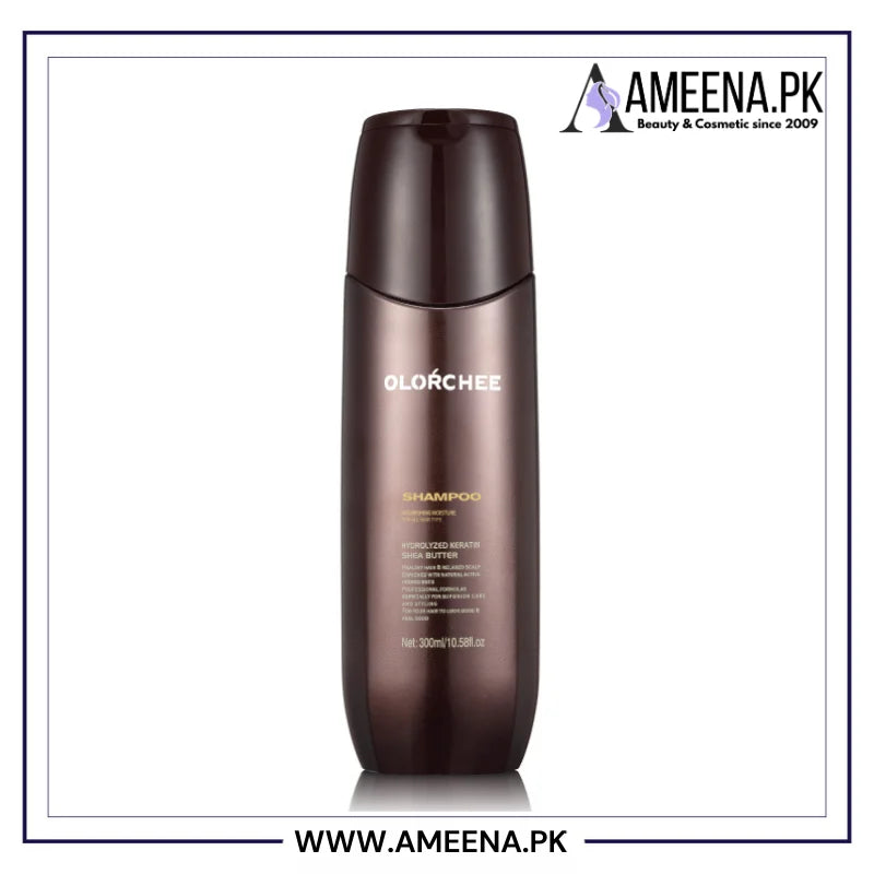 OLOŔCHEE Hydrolyzed Keratin Shea Butter Nourishing Moisture Shampoo For Dry Hair Olorchee
