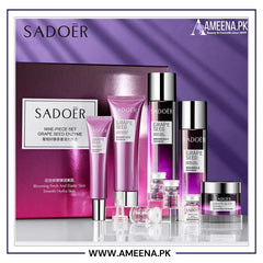 Sadoer 9in1 Grape Seed Enzyme Skin Care Kit Sadoer