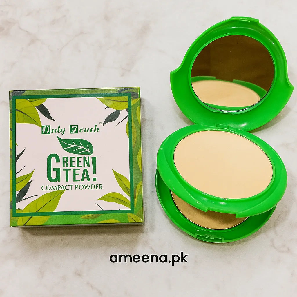 Only Touch 2 in 1 Green Tea Compact Powder Only Touch